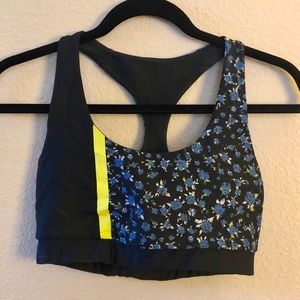 floral sports bra